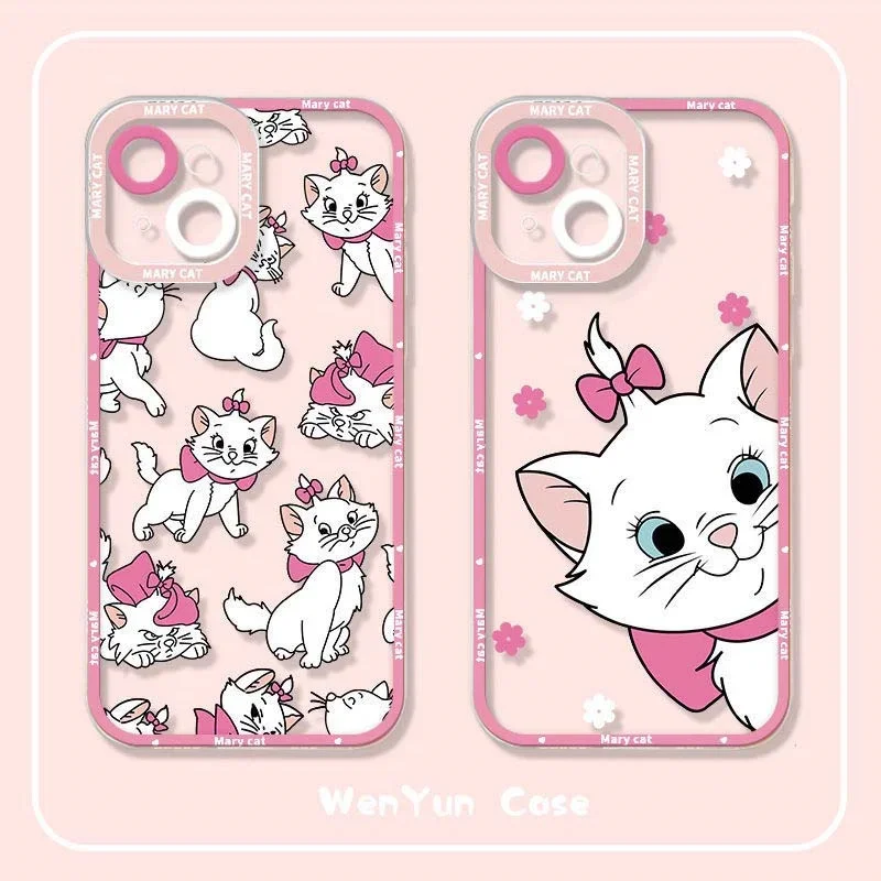 Фото Чехол для телефона Disney Marie Cat для Oppo A6X A6 A5 A5x A3x A3 A60 A79 A98 A78 A58 A38 A18 A57 A76 A17 A74 A94 A36 A55 Pro 4G 5G, мягкий №2