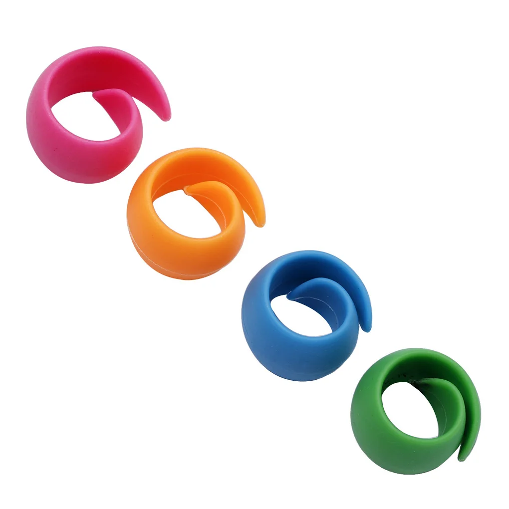 

48pcs Colorful Bobbin Thread Clips Holder Silicone Fixed Wrapped Craft Spool Clamp Sewing Accessories Tool