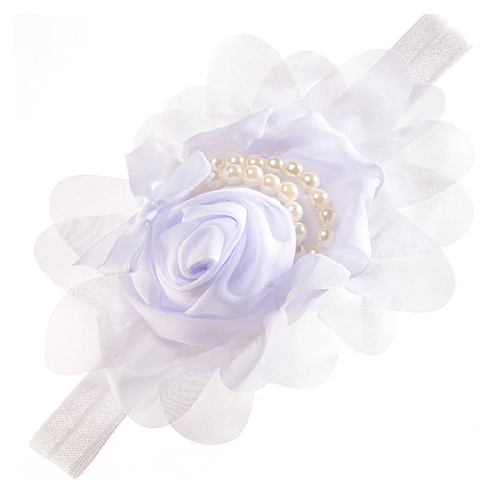 

Новые Детские шифоновые повязки для волос с цветами для маленьких девочек, детские повязки на голову, Детские аксессуары для волос, реквизи...