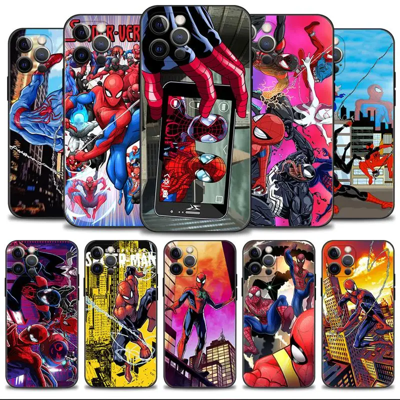

Marvel Spider Man Take Photos Phone Case For Apple iPhone 14 13 12 11 Pro Max 13 12 Mini XS Max XR X 7 8 6 6S Plus Cover Shell