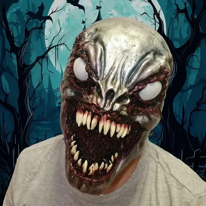 Женская маска-Веном на Хэллоуин головной убор с белым демоном украшение