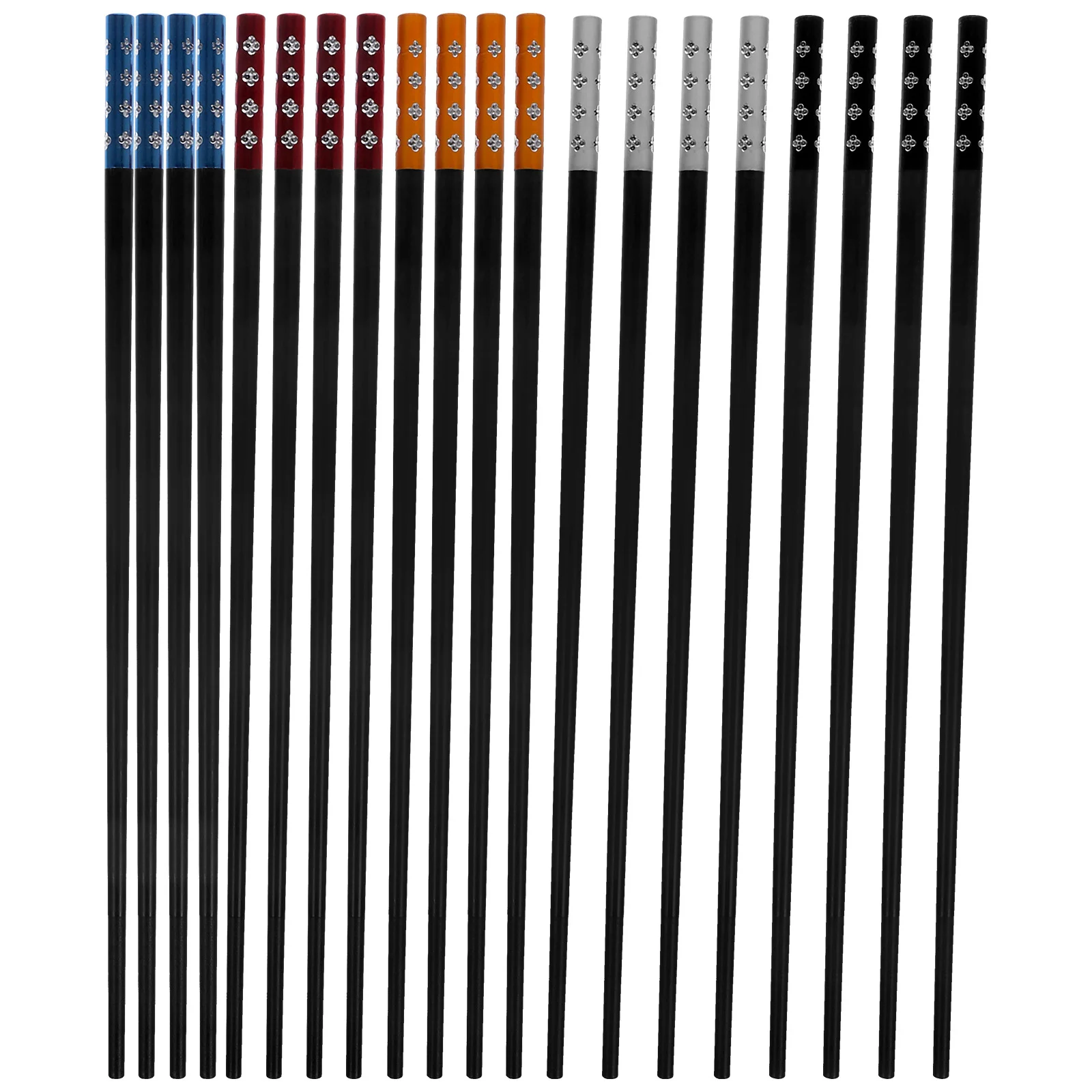 10 пар палочек для еды из сплава стекловолокно китайский стиль цветение сливы