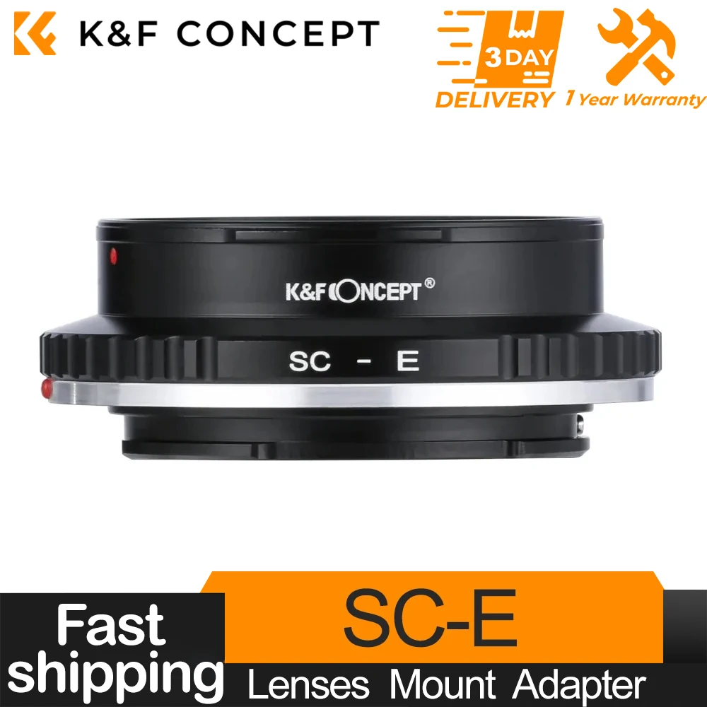 K &amp F Concept кольцо адаптера объектива для Contax RF / Nikon S крепление объективов к Sony E Mount