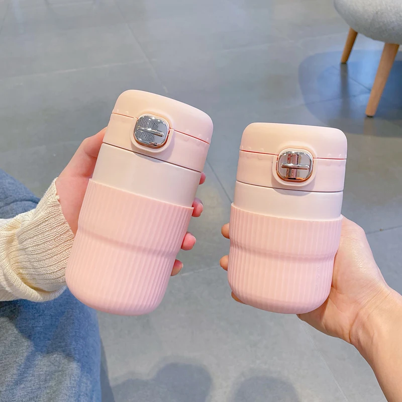 

Cute Mini Coffee Cup Thermal Mugs Portable Stainless Steel Insulated Thermos For Tea School Water Bottle Gift For Girls Kids