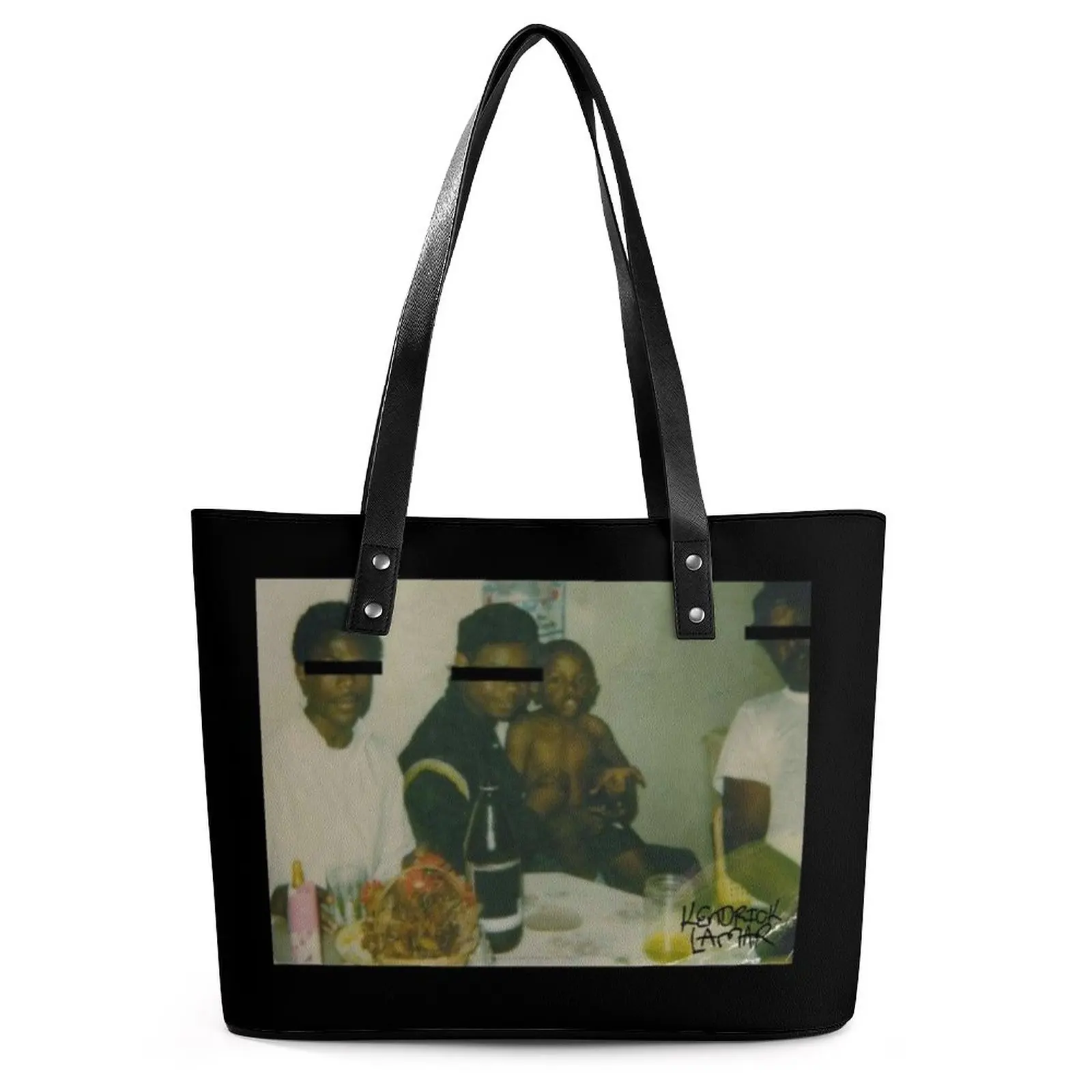 

Kendrick Lamar Love/сумки Good Kid Maad City, деловая сумка-тоут, Женская милая сумка на плечо, с ручкой и принтом, из искусственной кожи, хозяйственные сумки