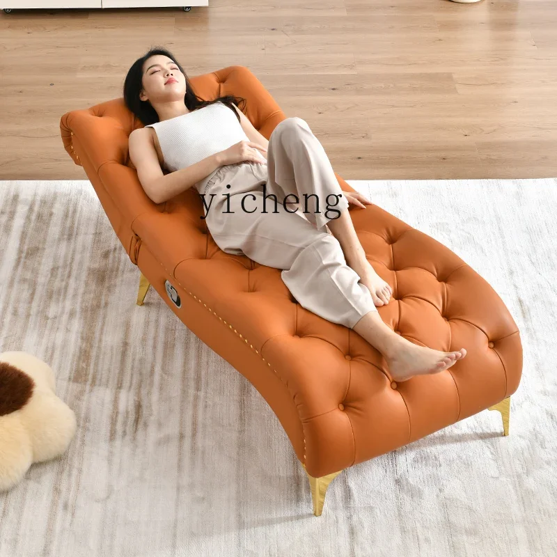 ZK шезлонг кресло с откидной спинкой домашний отдых ленивый диван и светильник