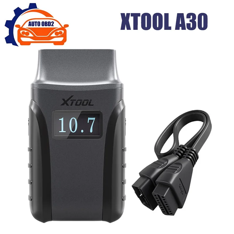 

Автомобильный диагностический инструмент XTOOL A30 OBD2 с поддержкой Android/IOS, все системы, считыватель кодов Anyscan для EPB, сброс масла, совместим с BT ...