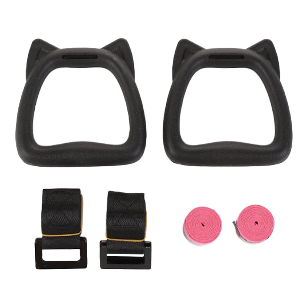 

Rings Gymnasticfitnessgym Gymnastics Kids Training Equipment Swing Toolbody Useful Strength Ring Strapadjustable Barprofessional