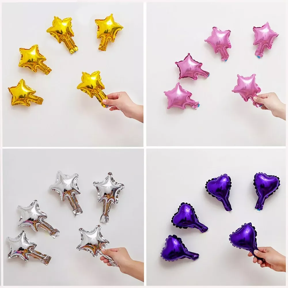 

5inch Foil Star Balloons Heart balloon Wedding Decoration Silver Gold Heart Balloons Birthday Baby Shower Wedding Supplies