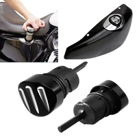 cnc cut motorcycle oil dip stick filler plug for harley sportster xl 883 1200 iron 48 forty eight 2003 2016 parts