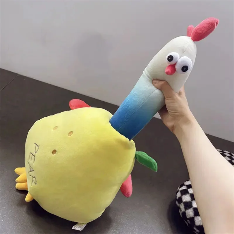 

Kawaii Huge Size Massage Duck Plush Toys Stuffed Soft Lying Goose Pillow Animal Mat Dolls Baby Kids Appease Toys