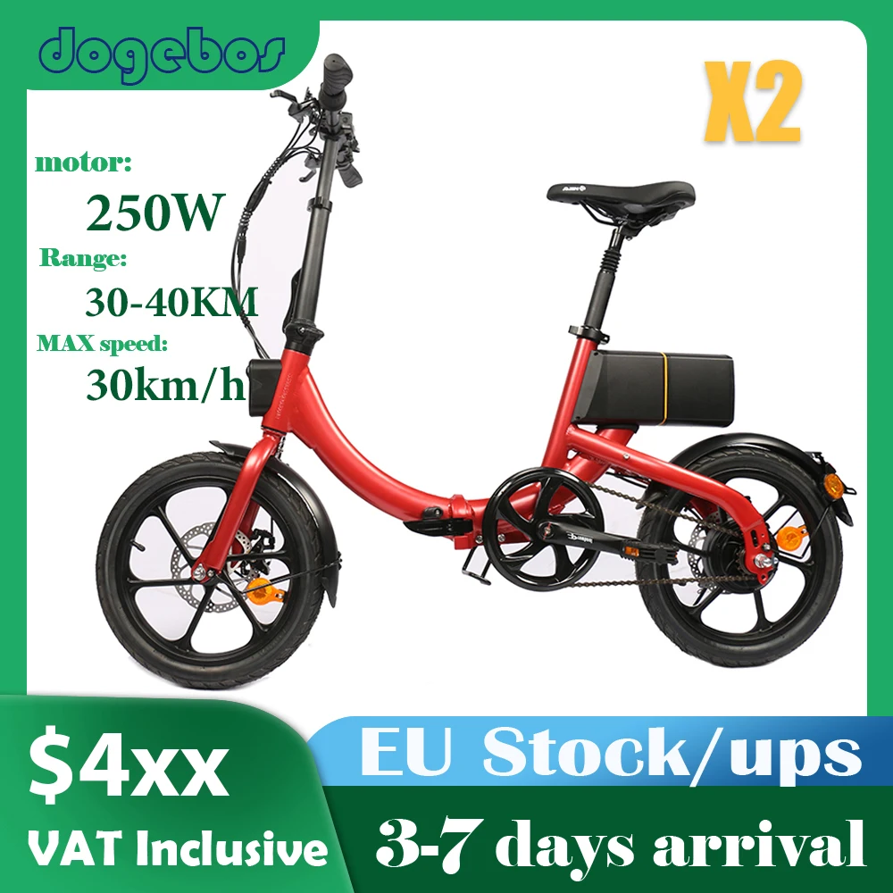 

250w e Bike 36V 10.4AH Portable Lithium Battery 16Inch Road Leagal Mini Electric Bicycle Cheap Foladble Bikes mini e bike