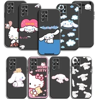 kuromi hello kitty cute phone cases for samsung galaxy a31 a32 a51 a71 a52 a72 4g 5g a11 a21s a20 a22 4g cases coque funda