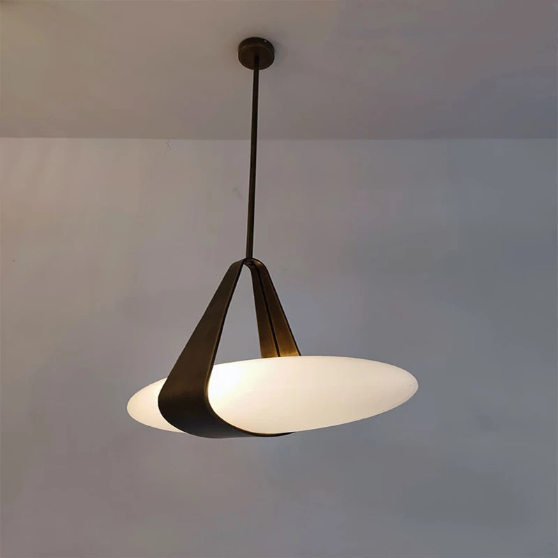 

Nordic Modern Designer Creative Leather Diningroom Glass Chandelier Bedroom Bedside Living Room Personalized Lamps