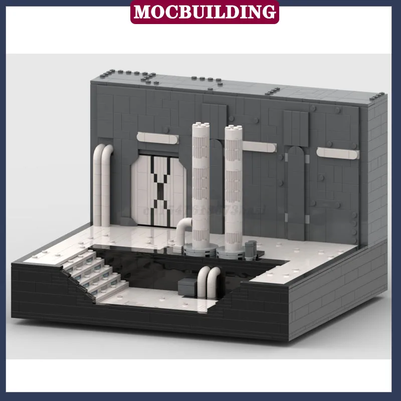 MOCBUILDING Модель дворца космических войн Трон