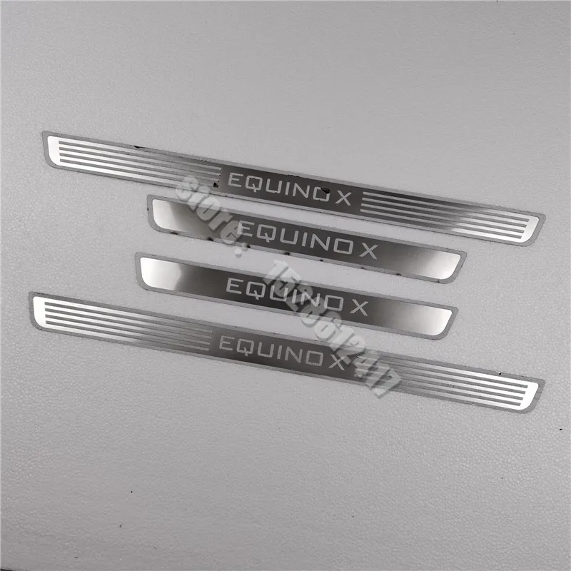 

for Chevrolet EQUINOX 2016-2020 Door Sill Scuff Plate Kick Guard Pedal Threshold Step Protector Stainless H