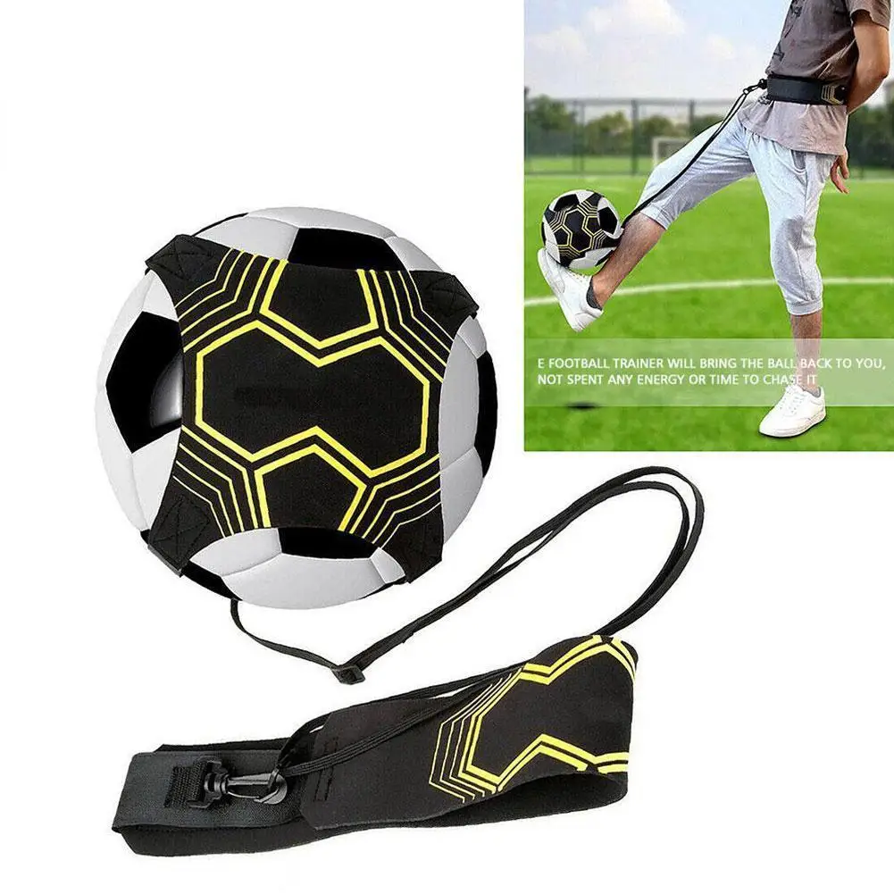 

Футбольный мяч, сумки для очков, детское вспомогательное оборудование для Тренировки Футбола, футбольный соло, футбольный пояс, Кик, детский тренировочный тренажер W5U9