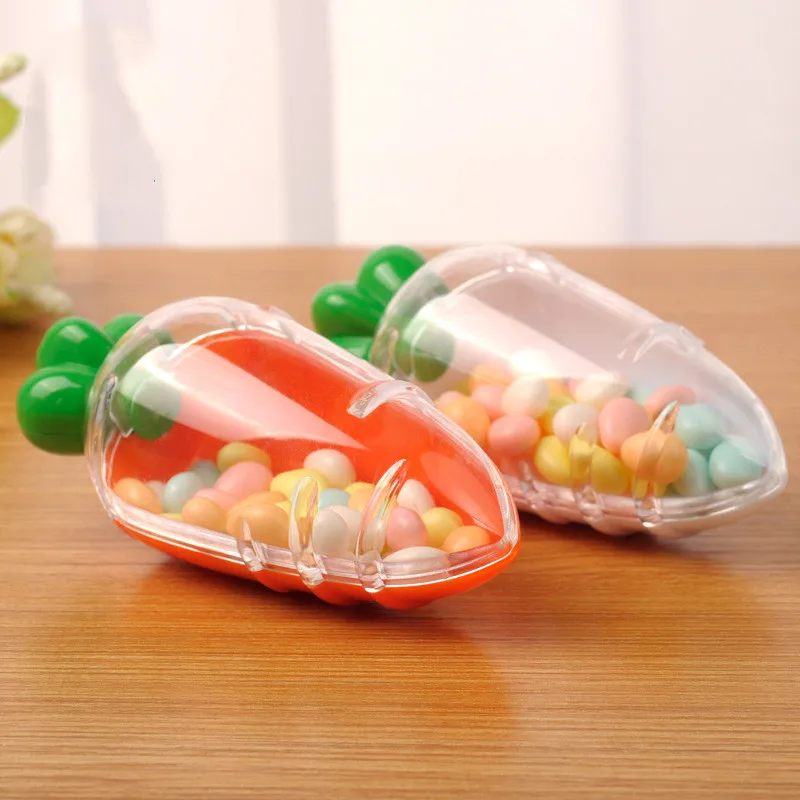 

12pcs carrot shape Candy Box Cookie Gift Boxes Butterfly Party Decoration Wedding Favors for Wedding Bridal Birthday