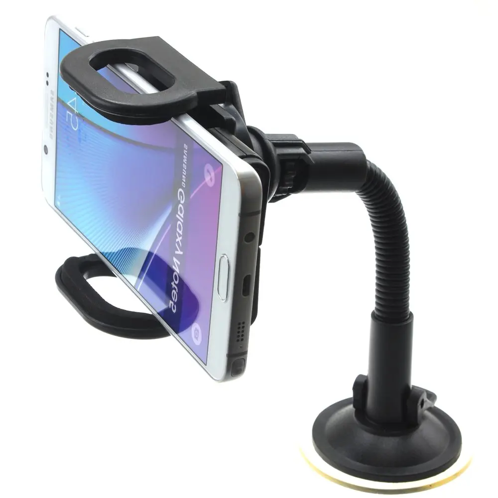 

Holder Car Mount for Samsung Galaxy S22/Ultra/Plus Phones - Windshield Cradle Swivel Dock Suction Gooseneck Compatible With Sams