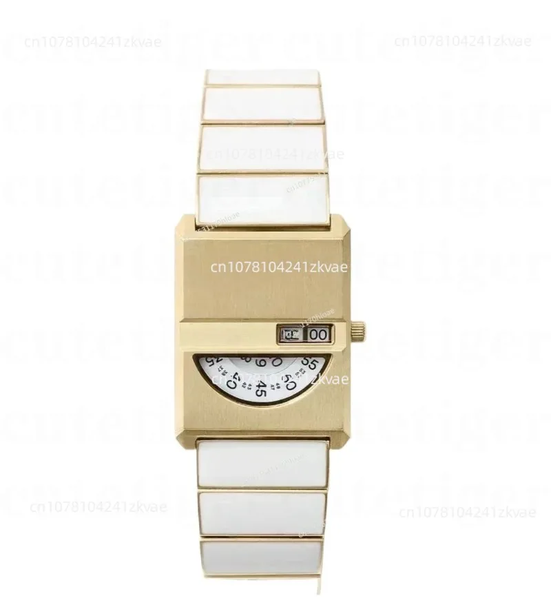 Модные креативные нишевые часы женские новые кварцевые со стальным импульсом в