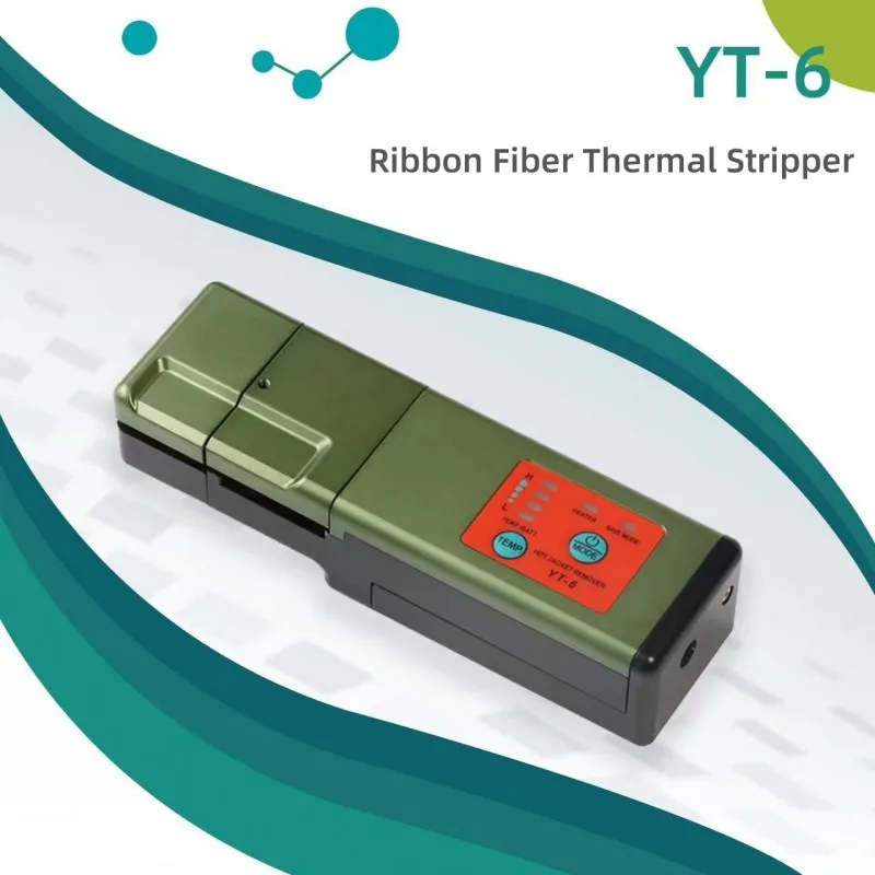 YT-6 Fiber Stripper Thermal Stripper Heated Optical Stripping Plier Ribbon Fusion Splicer Hot Jacket Remover With Battery Power