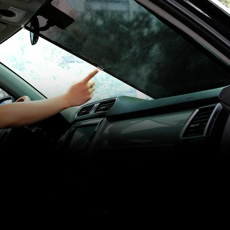 

Car Sunshade Curtain Rear Side Window Front/Back Windshield Sun Block Blinks Black Cover Suction Cup Universal Cars Accessories