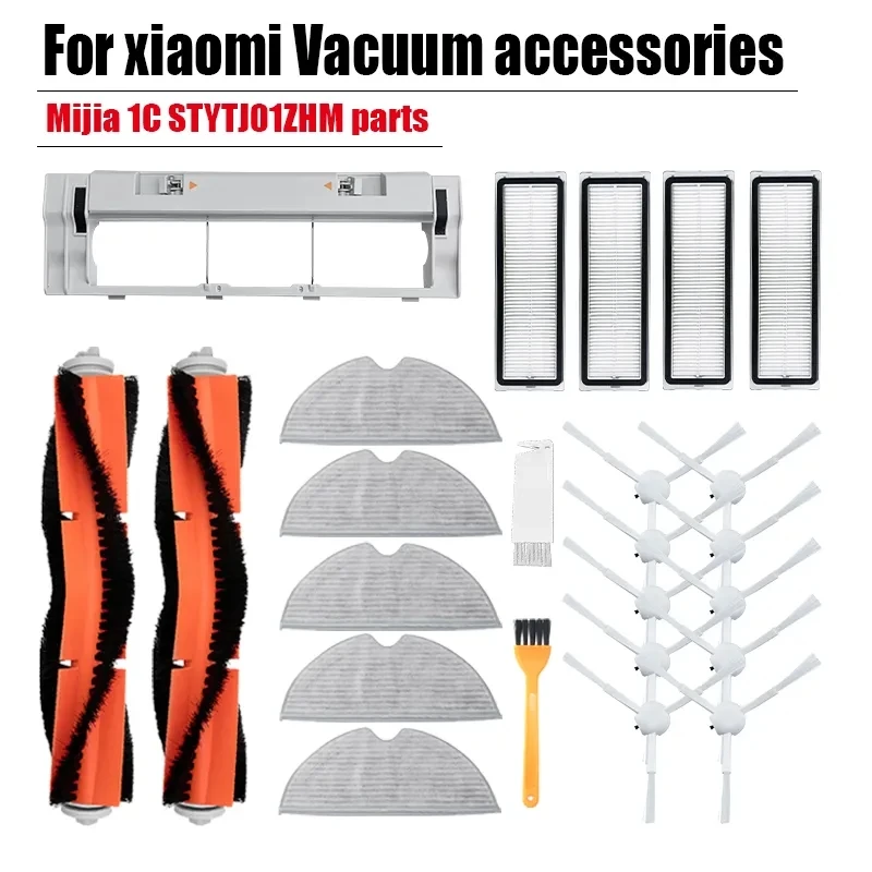

Hepa Filter Main Side Brush Mop Cloth for Xiaomi Mijia 1C 2C/ STYTJ01ZHM T1 Dreame F9 Robotic Vacuum Cleaner Accessories