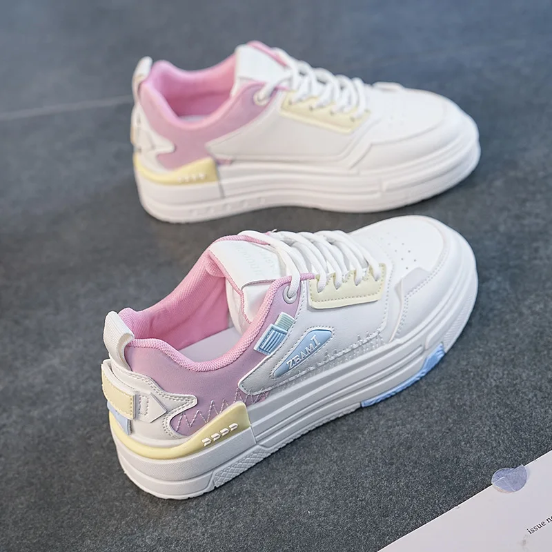 New Design Women Sneakers Fashion Breathable Non-slip Shoes Women Thick Bottom Sneakers Women Leisure Footwear Size 40