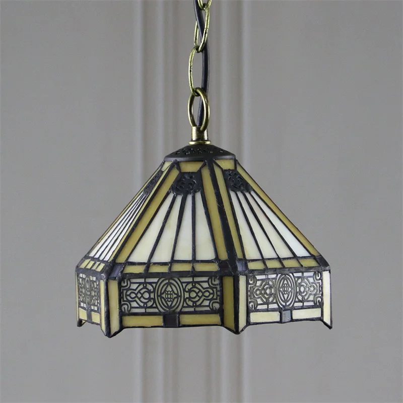 DLMH подвесной светильник из стекла Тиффани светодиодный креативный простой