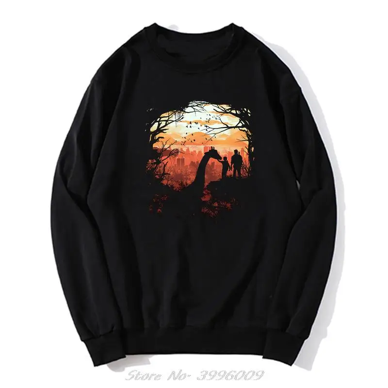 

The Last of us Adventure Game Giraffe Hoodie Vintage Anime Men Pullover Oversized Sweatshirt Sweater Streetwear