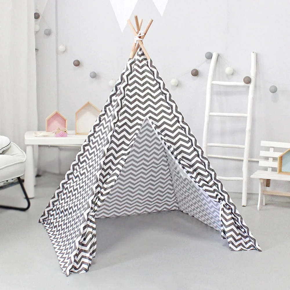 

YARD Tent For Kids Wigwam For Children Tipi Child Teepee Toy Tents Children's Play Tent Game Tents 110*110*140CM