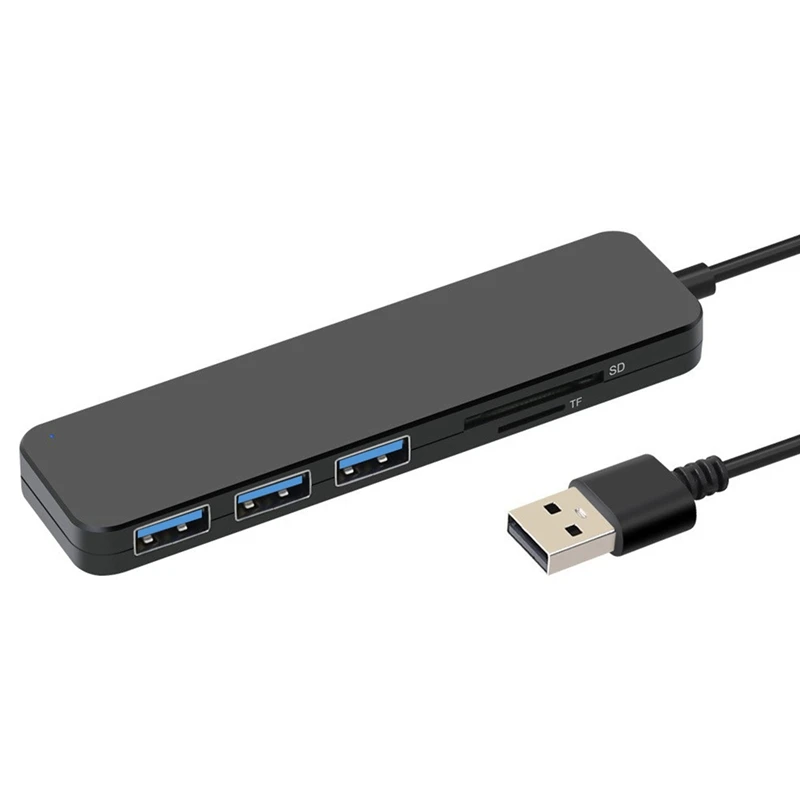 

USB HUB 5 In 1 Docking Station USB3.0 Adaptor Splitter 5Gbps High-Speed Transmission Docking Station Cable Adapter