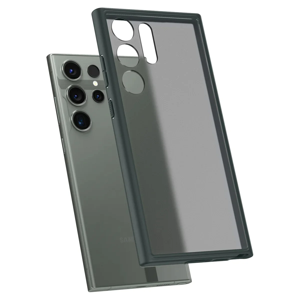 Spigen Ultra Hybrid  New Color Scheme PC Panel Case For Samsung Galaxy S23 Ultra 6.8