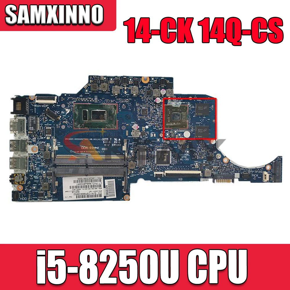 

Akemy L23232-601 6050A2977601 216-0890010 Laptop Motherboard with/ i5-8250U for HP Pavilion 14-CK 14Q-CS Mainboard