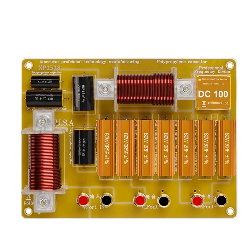 Аудиоделительная сценическая колонка двухсторонняя частота одиночная 15/18