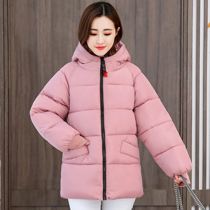 XL-8XL Women's Winter Coat New Winter Thickened Warm Cotton Coat Down Cotton Coat Short Women's Parka Women's Coat Women