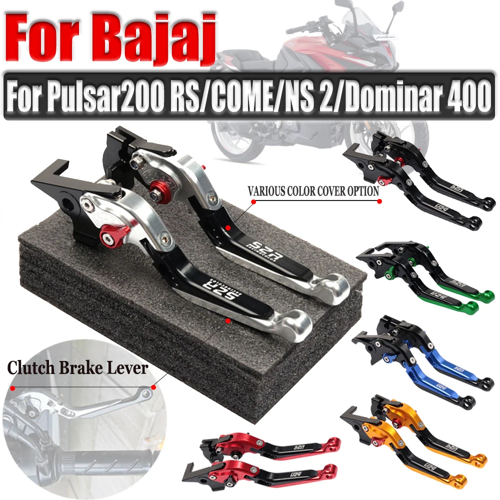 

For Bajaj Pulsar 200 RS COME NS 2 Dominar 400 Motorcycle Accessories Folding Extendable Parking Brake Clutch Lever Handle Parts