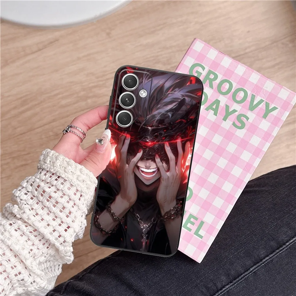 Чехол JJK Gojo для мобильного телефона Samsung Galaxy S24 S23 S22 S21 S10 S9 S8 Plus Ультрачерный мягкий