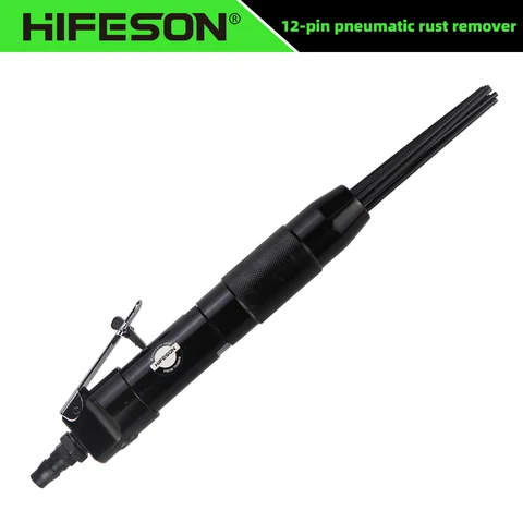 Пневматический пистолет HIFESON для удаления ржавчины воздушные Скейлеры E2, 0,3 мм, 12 игл, инструменты для удаления ржавчины с воздуха