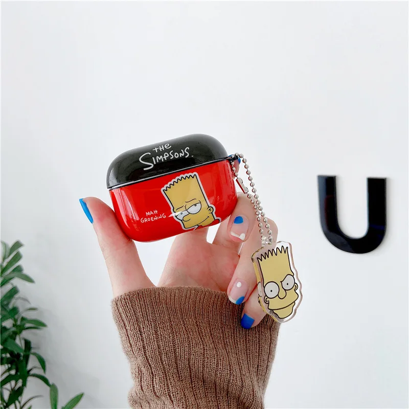 Силиконовый чехол с крючком для наушников Apple AirPods 1 2 3 Pro