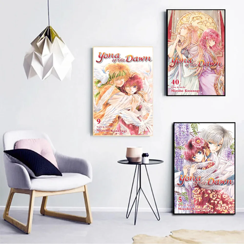 Клейкий постер сделай сам Yona of the Dawn винтажный Декор для комнаты бара кафе