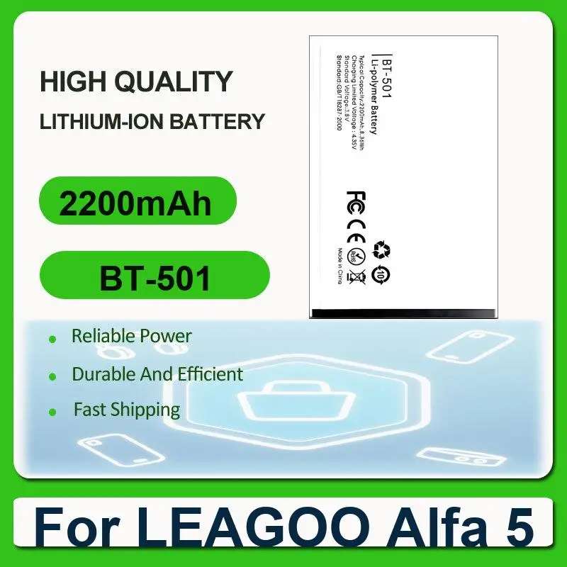 Фото Аккумулятор для LEAGOO KIICAA POWER M9 Pro T8S xrover BT-5702 Alfa 5 Z6 M5 Mix T5 T5C 2 M11 shark 1 S10 S8 Z5 Z5L Lte PLUS BT-6008 №2