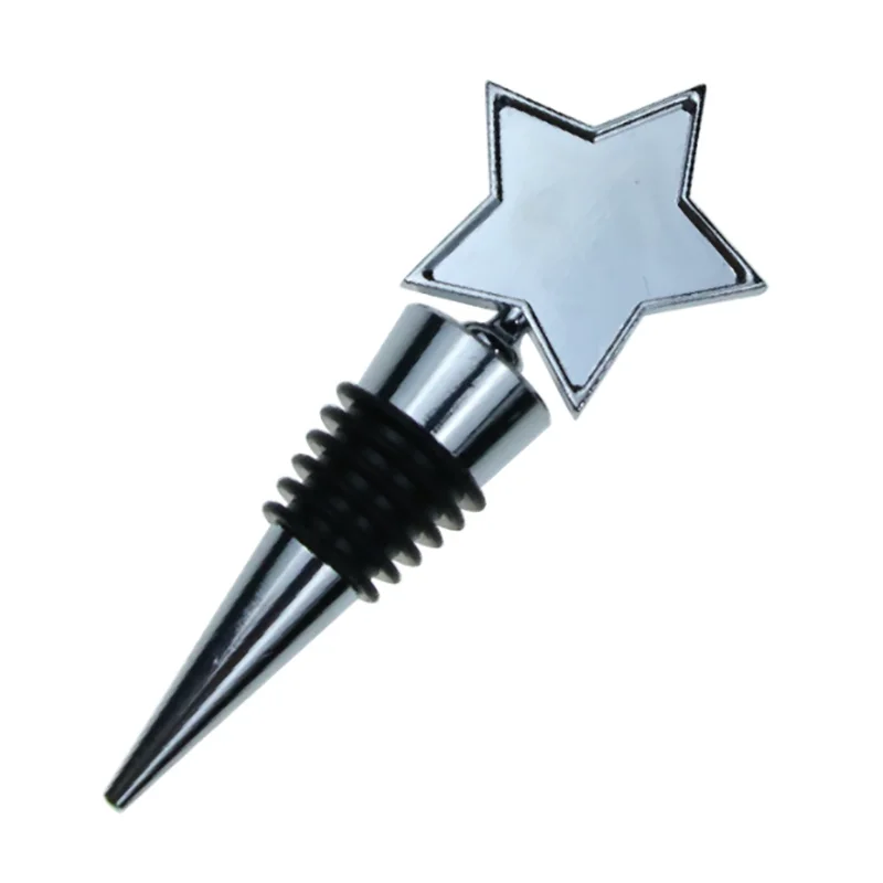 Metal Wine Bottle Stopper Base Blank Setting Rhinestones Bar Wedding Tools For DIY Epoxy Resin Crystal Dome Cabochons Making