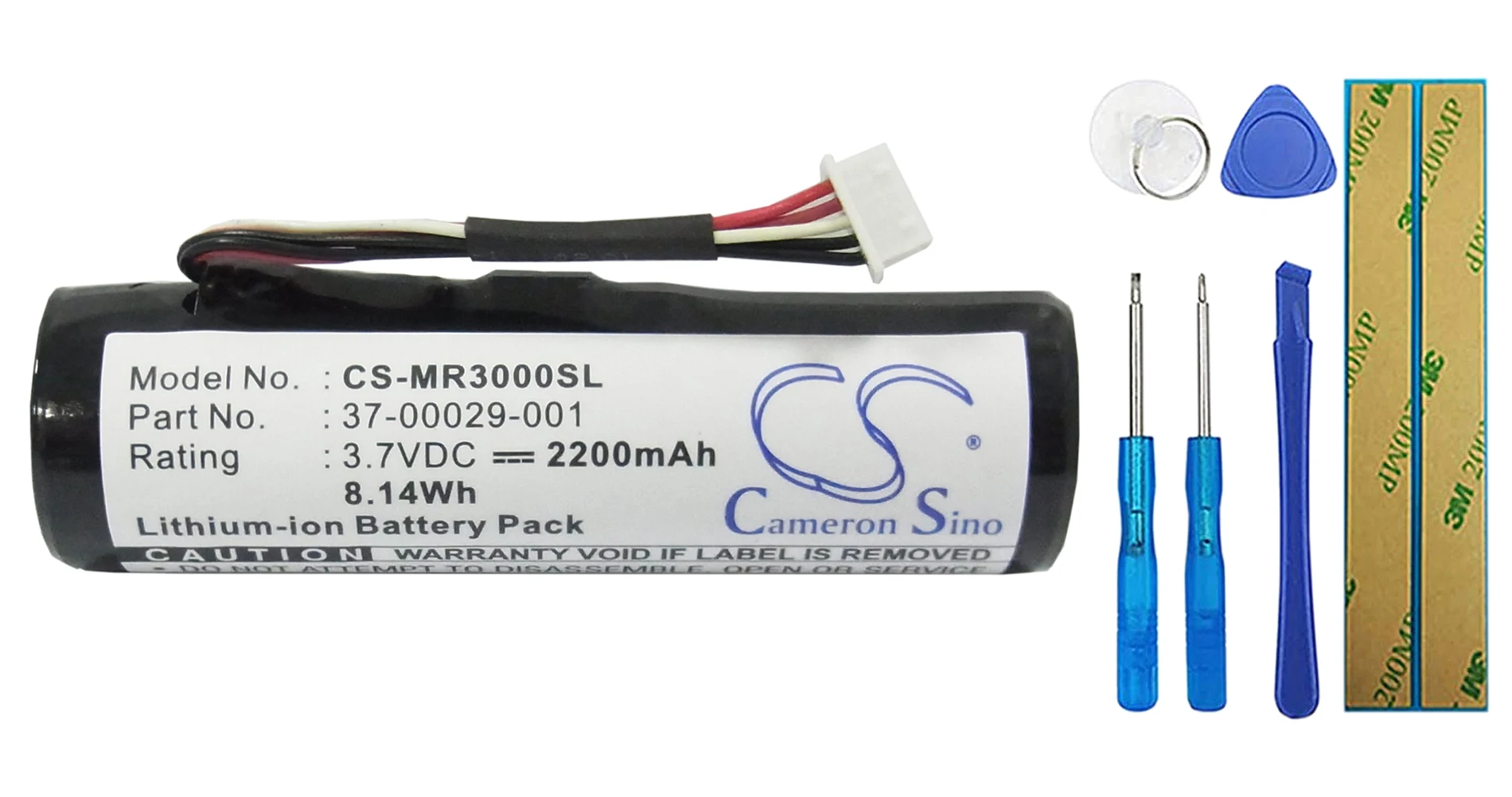 

Cameron Sino 2200mA Battery for Magellan RoadMate 3000, RoadMate 3000T, RoadMate 3050T 37-00029-001