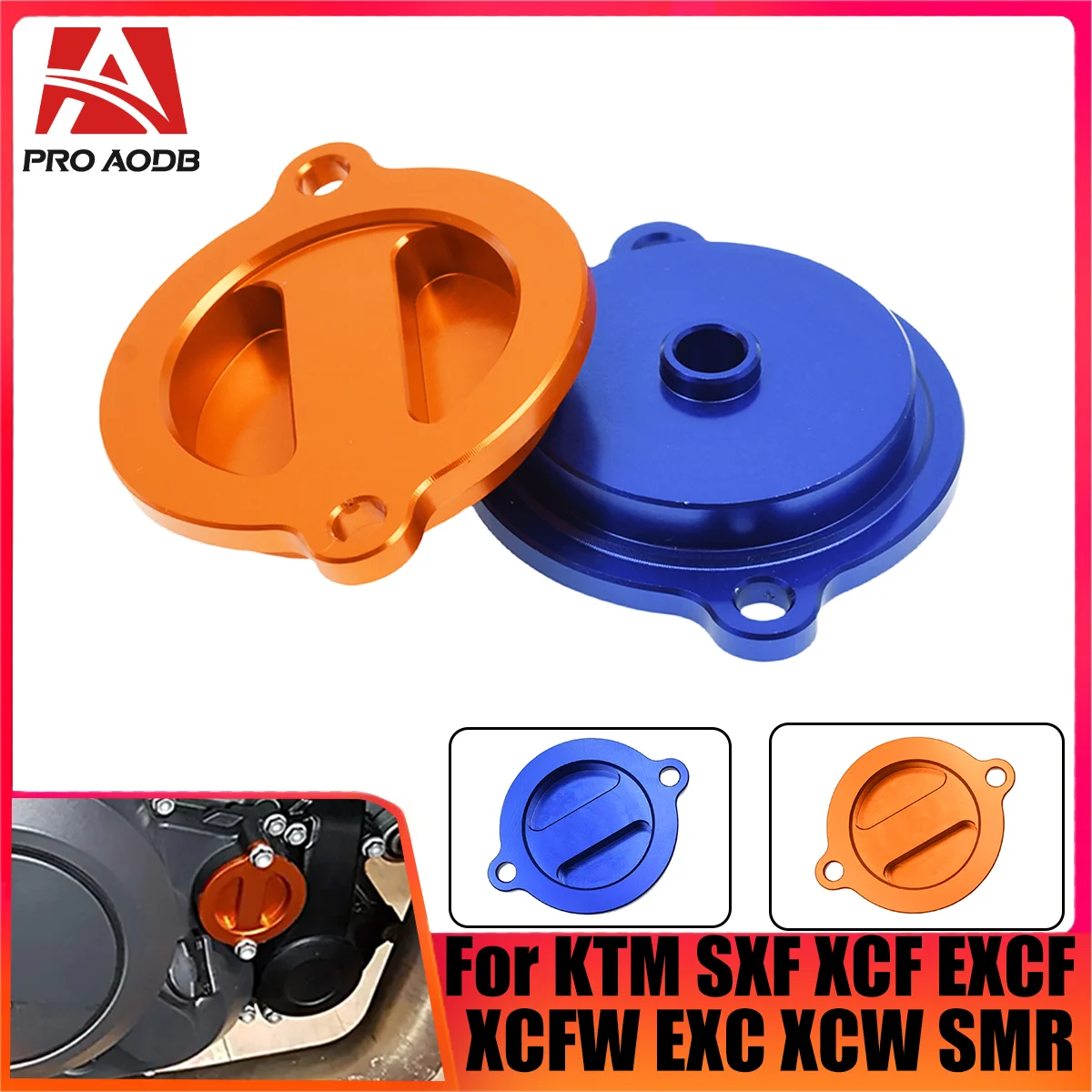 Крышка масляного фильтра мотоцикла PRO AODB для KTM DUKE RC 125 200 390 SXF EXC 450 500 690 990 1050 1190 1290