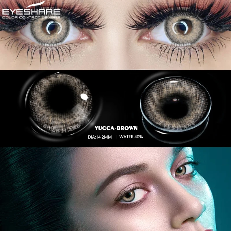 colored contact lenses for eyes natural eye contacts with color contact lens beauty 2pcs yearly color contact lens for eyes free global shipping