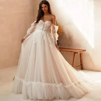bridal dress lace up back vintage tulle long wedding gowns with sequins for women customize off shoulder %d1%81%d0%b2%d0%b0%d0%b4%d0%b5%d0%b1%d0%bd%d0%be%d0%b5 %d0%bf%d0%bb%d0%b0%d1%82%d1%8c%d0%b5