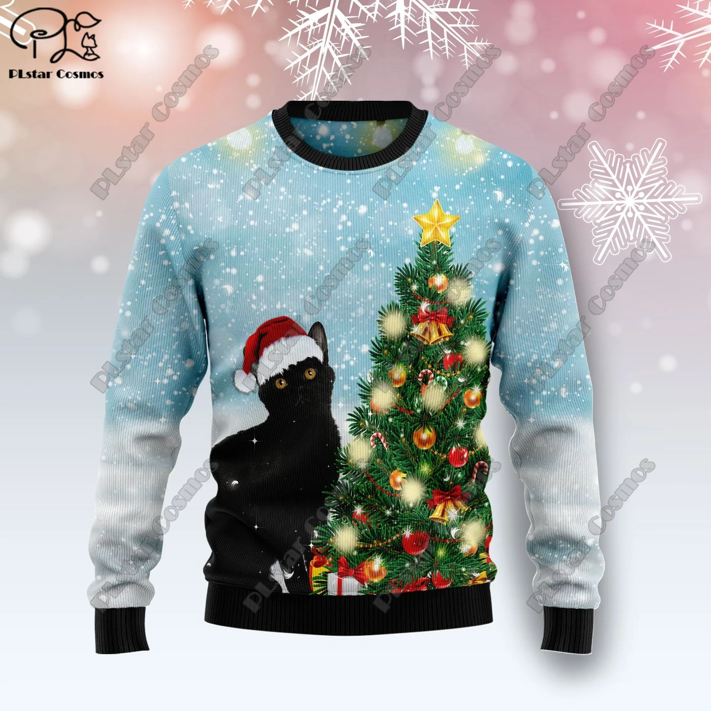 New 3D Printed Animal Custom Series Cute Christmas Pattern Ugly Sweater Street Casual Winter Sweatshirt S-97