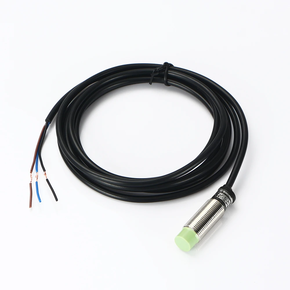Фото GTRIC M18 Индуктивный датчик приближения PR18-8DN PR18-8DP 24 В постоянного тока NPN PNP 8 мм Датчик PR18 Металлический бесконтактный переключатель без смыва №5
