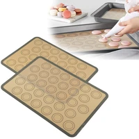 2pcs silicone baking mat non stick oven sheet liner bakery tool for cookie bread macaroon kitchen bakeware bake pans accessories